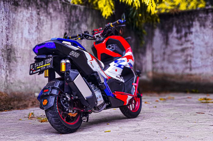 Honda ADV 150 unik ini makan biaya modifikasi kisaran Rp 15 jutaan. 