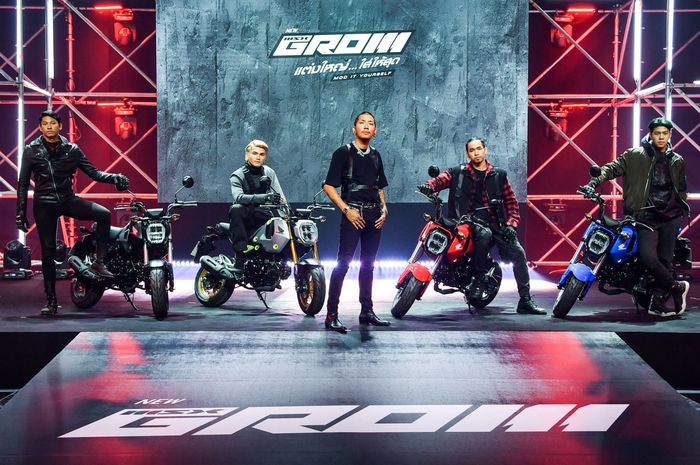 di Thailand, Honda MSX125SF resmi mendapat pembaruan dan namanya menjadi New Honda Grom 2021.