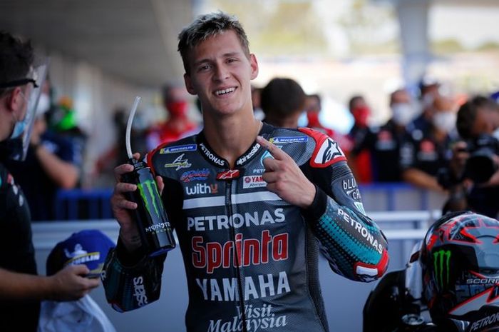 Fabio Quartararo santai meski tergeser dari puncak klasemen MotoGP 2020.