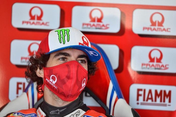 Francesco Bagnaia telan pil pahit lagi usai gagal finis di MotoGP Teruel 2020.