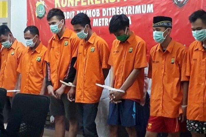 Konferensi pers pengungkapan kasus curanmor di Mapolda Metro Jaya, Rabu (28/10/2020). 