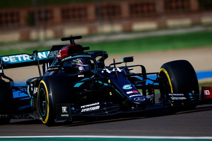 Hasil sesi latihan bebas tunggal F1 Emilia Romagna 2020: Lewis Hamilton jadi yang tercepat