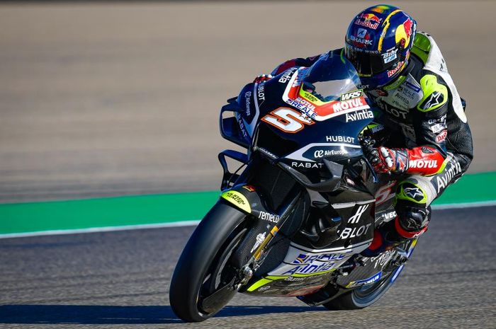 Johan Zarco saat menunggangi Ducati Desmosedici GP21.