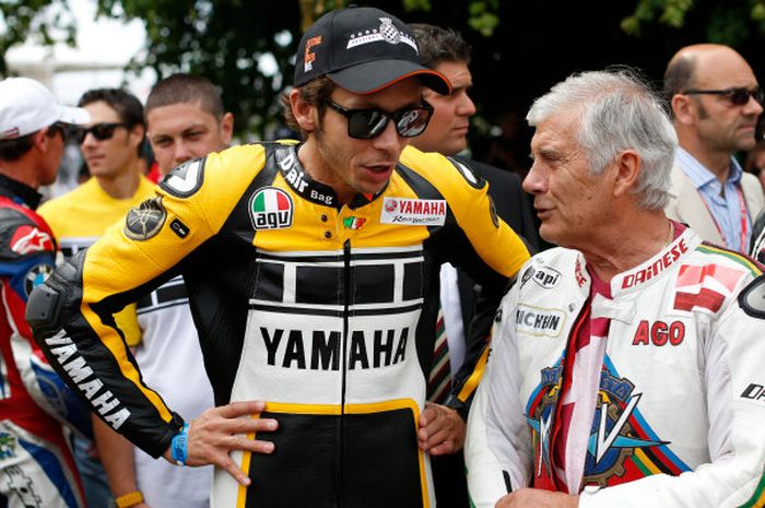 Giacomo Agostini merindukan kemenangan Valentino Rossi.  25th - 28th June 2015. xxx World Copyright: Alastair Staley/LAT Photographic ref: Digital Image_79P7711 