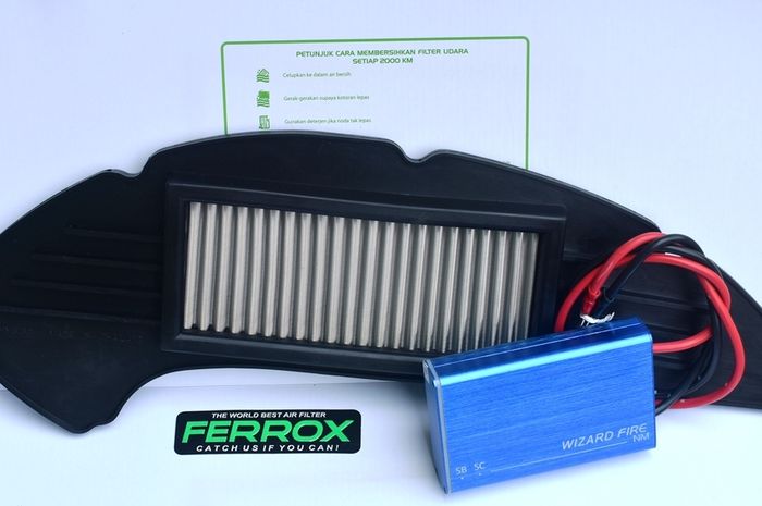 Sambut motor baru Yamaha, Ferrox melaunching filter udara untuk All New Aerox 155 dengan diskon spesial.