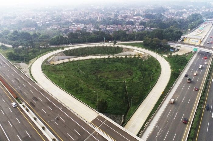 Jalan tol Cimanggis-Cibitung siap beroperasi dalam waktu dekat ini.