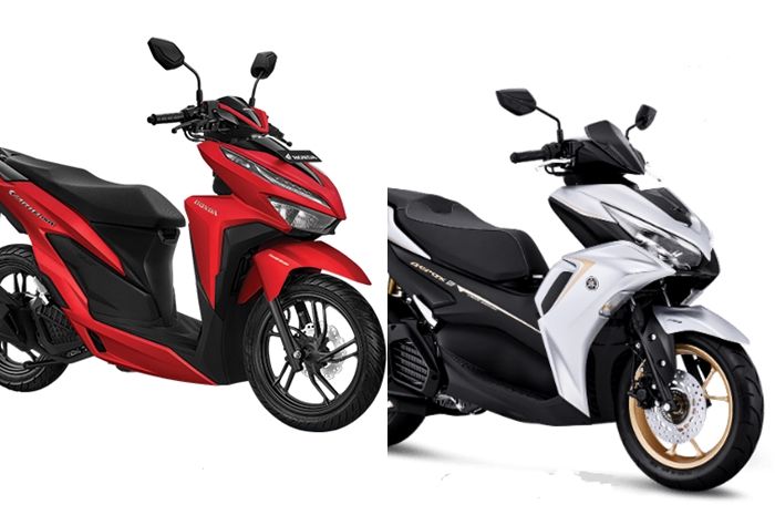 Adu harga dan fitur Yamaha All New Aerox 155 dan Honda Vario 150, lebih canggih dan murah mana?