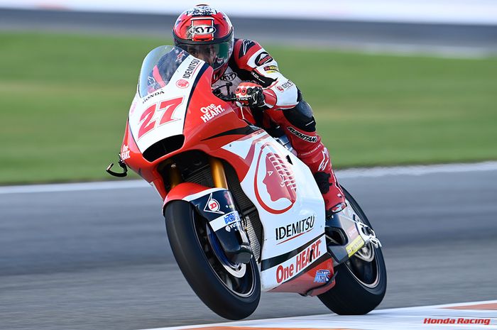 Andi Gilang nyaris meraih point di Moto2 Eropa. Posisi 18 adalah yang terbaik dalam kariernya di kelas menengah