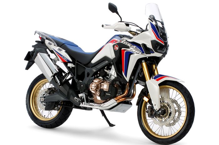 tampilan dari miniatur Tamiya Honda CRF1000L Africa Twin