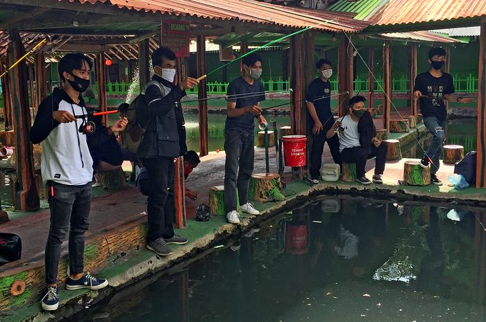 Astra Motor Yogyakarta peringati Hari Pahlawan dengan komunitas bikers Honda dengan cara unik yaitu mancing mania