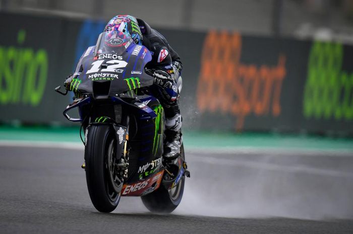 Maverick Vinales harus telan pil pahit pada ajang MotoGP Eropa 2020.