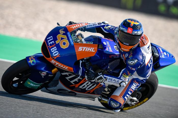 Hector Garzo  mampu memperoleh waktu tercepat di warm up Moto2 Valencia