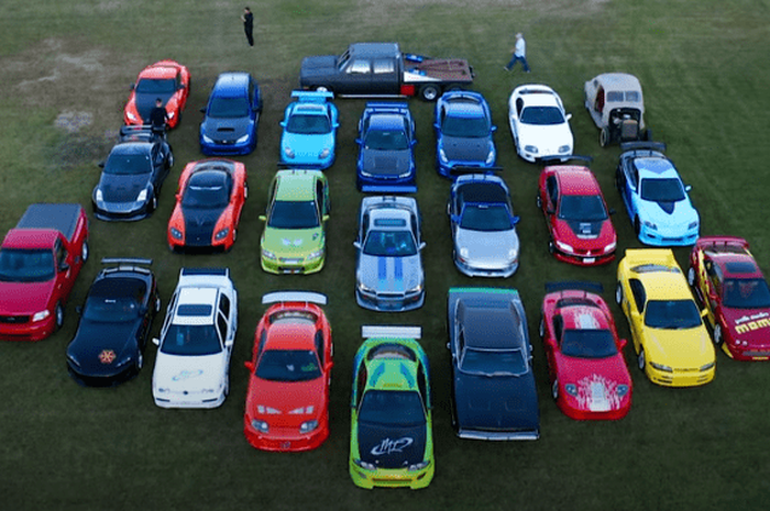 koleksi mobil replika Fast and Furious milik seorang warga Kanada bernama Jorge