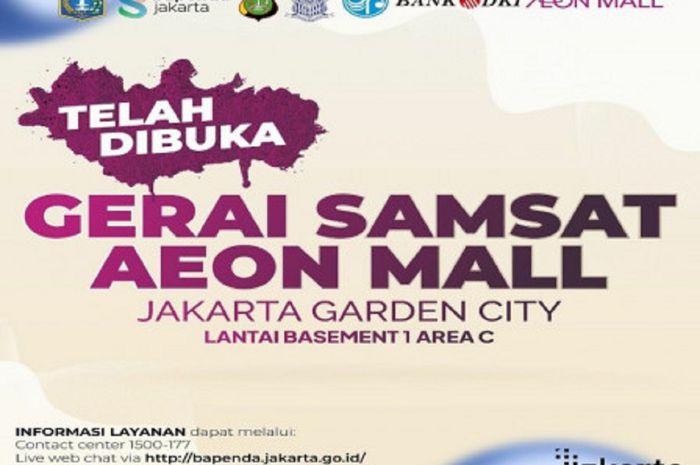 Samsat Mall Aeon sudah dibuka