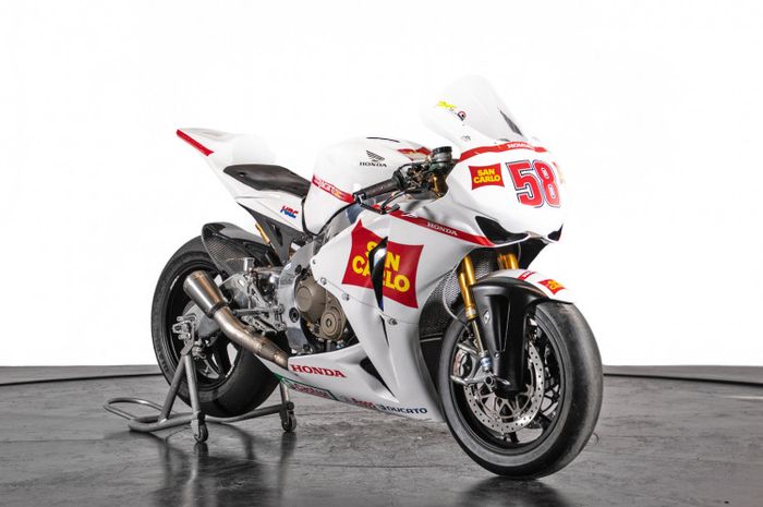 Honda CBR1000RR Marco Simoncelli milik tim Gresini Racing dijual, segini harganya