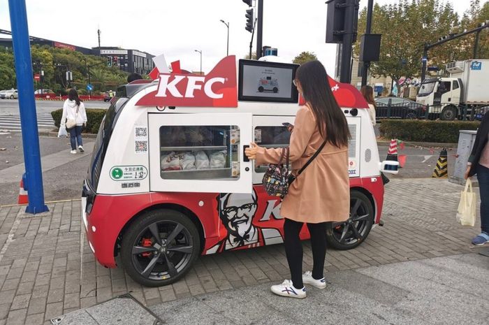 KFC gunakan food truck tanpa pengemudi di Cina