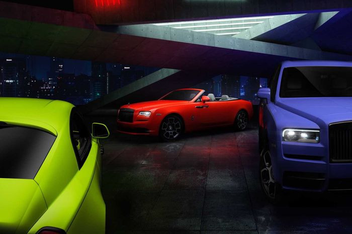 Rolls-Royce tawarkan 3 warna neon untuk keluarga Black Badge