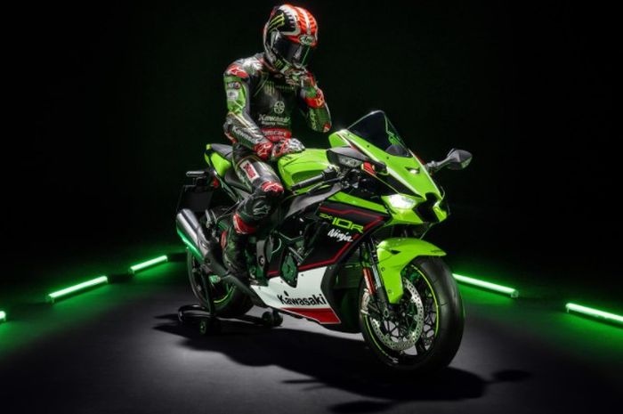 Kawasaki Ninja ZX-10R 2021 ditunggangi Jonathan Rea.