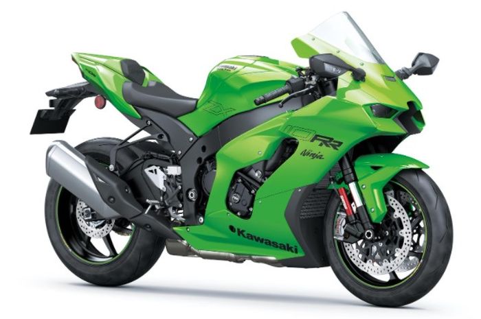 Tampilan dari Kawasaki Ninja ZX-10RR 2021 yang hadir dalam jumlah terbatas.