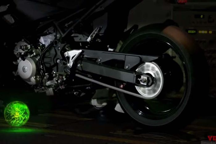 Sosok motor Kawasaki yang akan memiliki teknologi Kawasaki Rideology dan hybrid.