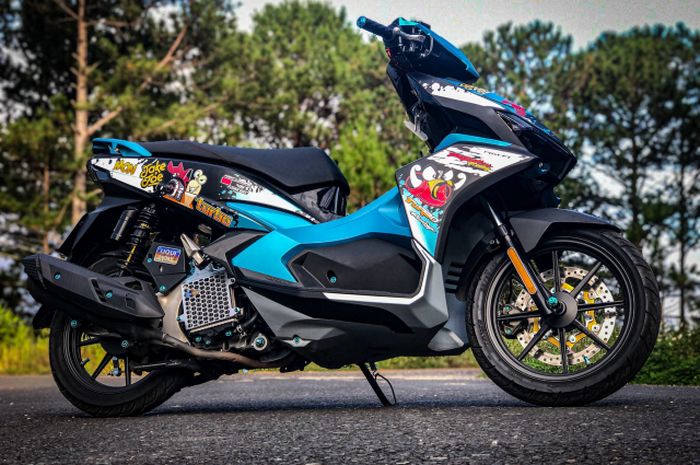 Modifikasi simpe Honda Air Blade