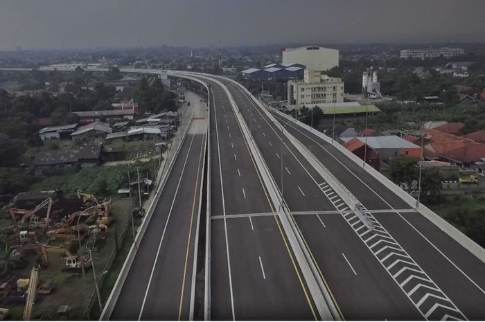 Jalan Tol BORR Seksi 3A Ruas Simpang Yasmin-Simpang Semplak beroperasi pada Nataru tahun 2020.