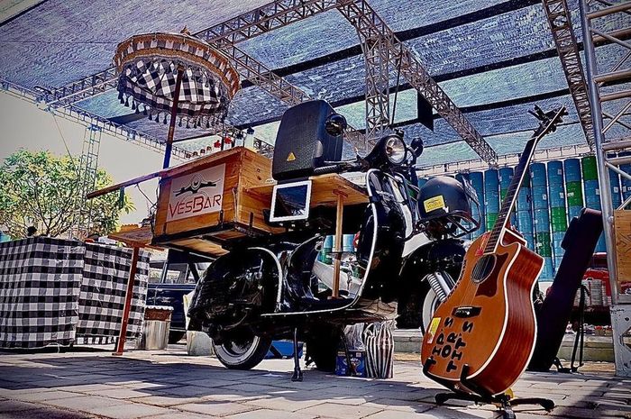 Vespa Bar atau VesBar yang sudah dijalankan oleh Pande Made Sudarsana selam empat bulan lamanya.