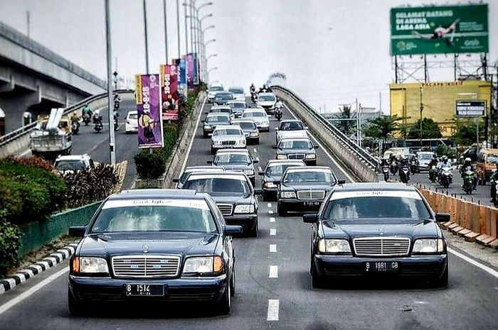 Mercedes-Benz W140 Club Indonesia yang turut menghadiri Jambore Nasional