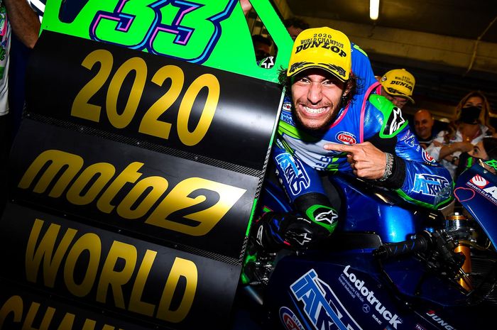Enea Bastianini, juara dunia Moto2 2020 yang jadi debutan di MotoGP 2021
