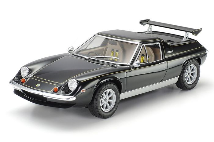 Tampilan miniatur Lotus Europa Special untuk mengenang kesuksesan Emerson Fittipaldi bersama Lotus Team F1.