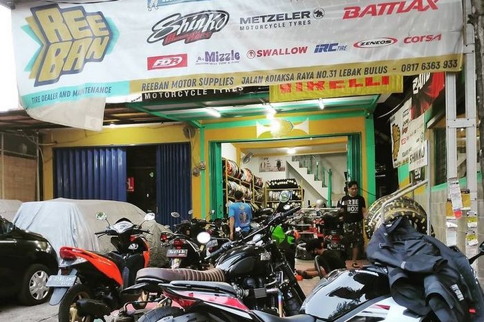 Ree Ban Motor, spesialis ban motor di kawasan Lebak Bulus, Jakarta Selatan