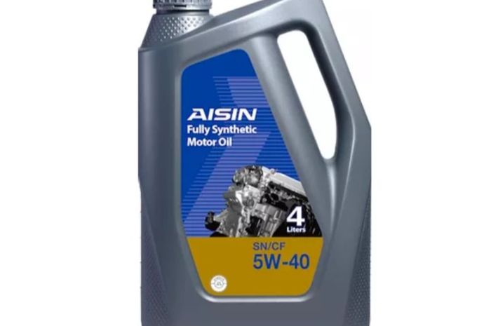 Promo oli AISIN Fully Synthetic Motor Oil SN/CF 5W-40.