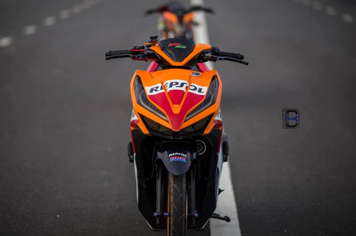 Modifikasi Honda Vario 150 Repsol