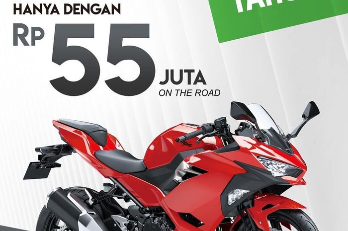 Harga Kawasaki Ninja 250 cuma Rp 55 jutaan, buruan sikat!