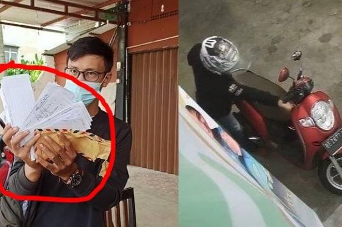 Ihun Junius korban penipuan saat jual Honda Scoopy, dibayar pakai amplop cuma isi potongan kertas segepok
