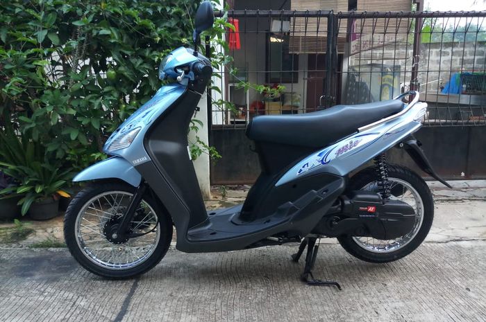 Mio Sporty biru telur asin