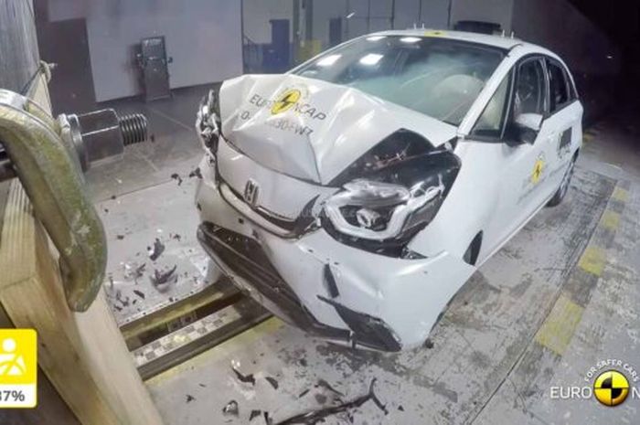 Honda Jazz 2020 dapat rating 5 bintang dari Euro NCAP, diuji tabrak dari berbagai sisi, kabin masih utuh