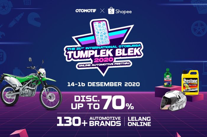 hanya di Otobursa Tumplek Blek 2020 x Shopee bisa belanja spare part motor harga miring.