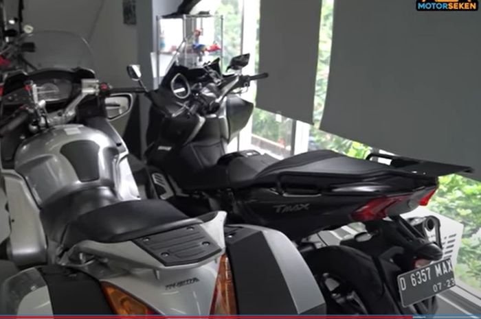 Yamaha TMAX DX bekas tahun 2018 di showroom moge seken, Motobrads