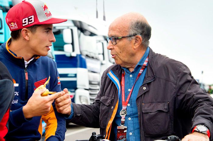 begini komentar Bos Dorna Sports, Carmelo Ezpeleta kepada Marc Marquez.