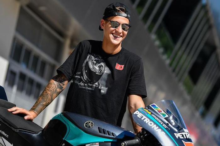 Fabio Quartararo tambah tato baru di lengan kanan untuk kenang kemenangan pertama di MotoGP