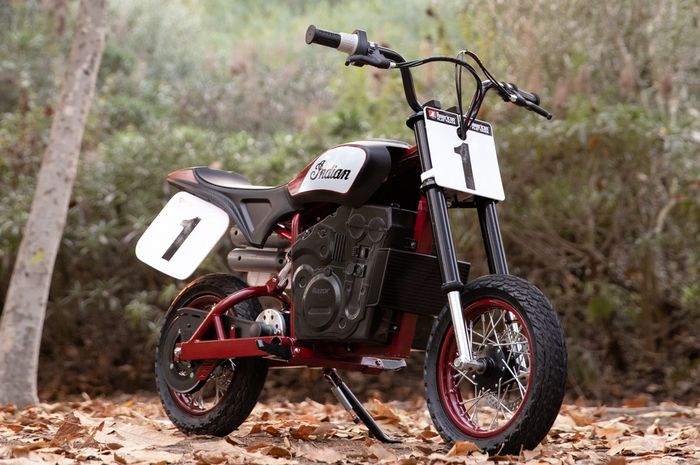 motor listrik Indian eFTR Jr. punya tampang sangar bergaya flat tracker, ternyata ukurannya cuma segini