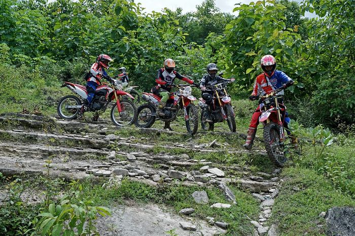 Keseruan JCC trabasan di Bantul menggunakan Honda CRF150L