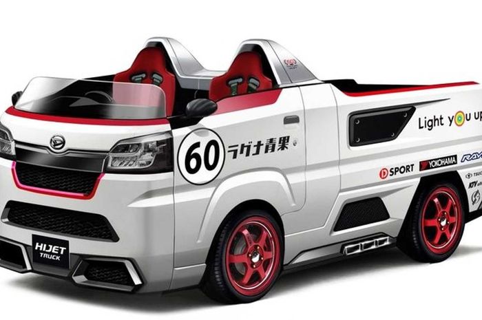 Daihatsu Hijet minivan dimodifikasi ala roadster