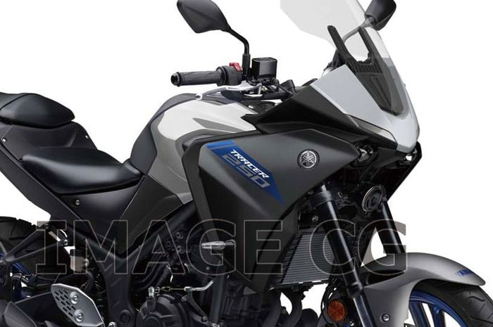 Penampakan renderan motor baru Yamaha Tenere 250, motor adventure 250 cc yang bisa jadi penjegal Kawasaki Versys X 250.