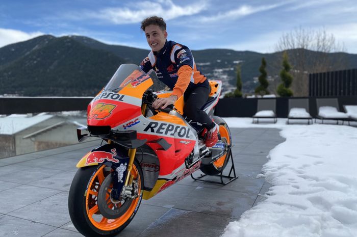 Penampakan Pol Espargaro pertama kali naik RC213V