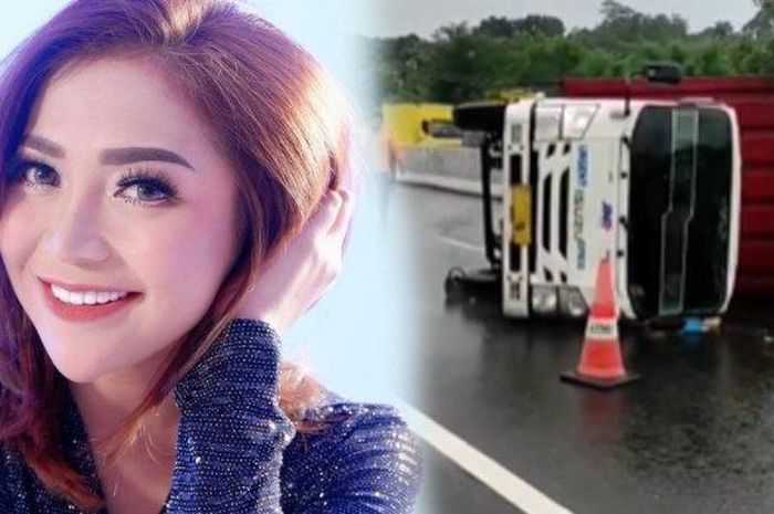 Kolase kecelakaan maut yang libatkan eks Trio Macan Chacha Sherly meninggal dunia 