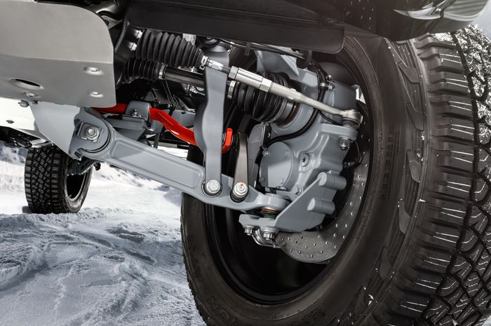 Portal Axle pada Brabus 800 Adventure XLP