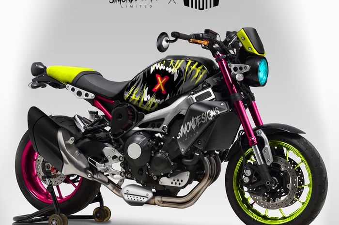 Yamaha XSR900 hasil modifikasi digital dari Simon Designs