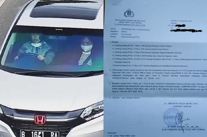 Tilang elektronik salah alamat